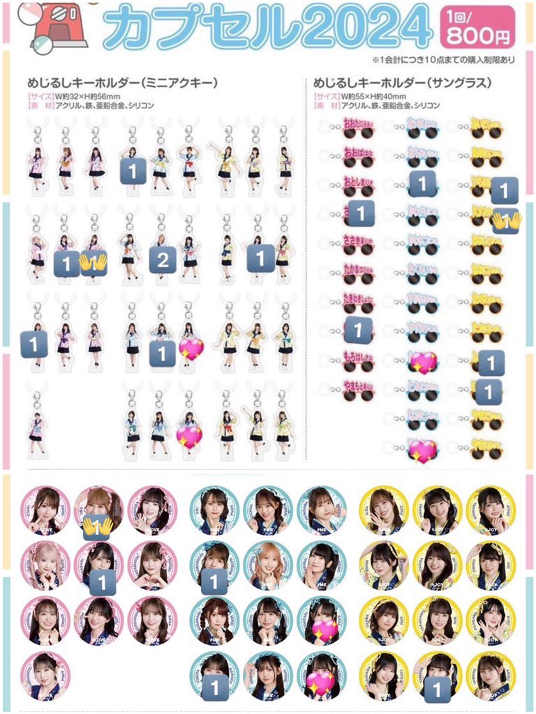 イコノイジョイ　カプセル　缶バッジ　
缶バッジくじ　缶バッチ
トレ　トレード　交換

〈提供〉
画像参照
（齋藤・佐々木・瀧脇・野口・尾木・蟹沢・河口・川中子・鈴木・冨田・市原・大信田・藤沢・村山）

〈希望〉
谷崎/本田（同種・他種）

※佐々木/野口は1:1では考えておりません