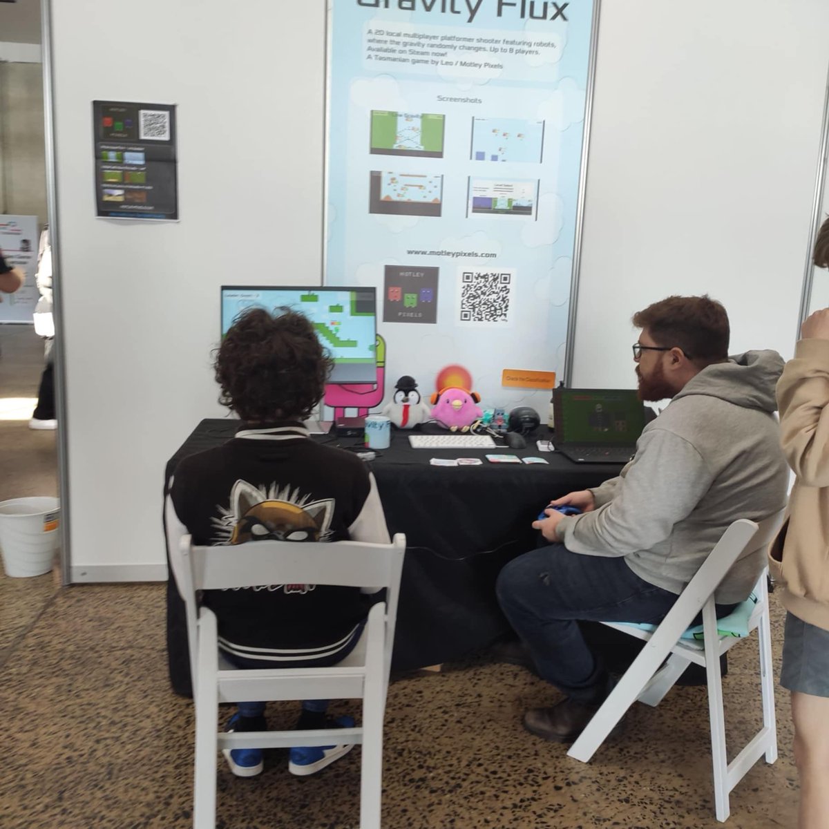 Level Up Tasmania was great! 
So good. 
#leveluptasmania #gamedev #motleypixels