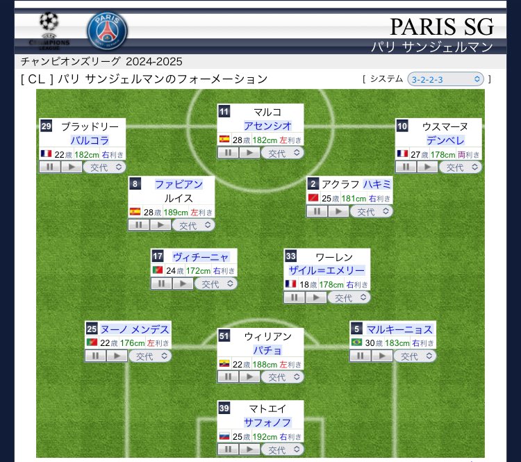 invincibles_10's tweet photo. PSGって今誰いるんだっけ？と調べたら煽りじゃなくほぼほぼ知らない選手だらけで驚愕してる。 https://t.co/pf0lEosBLd