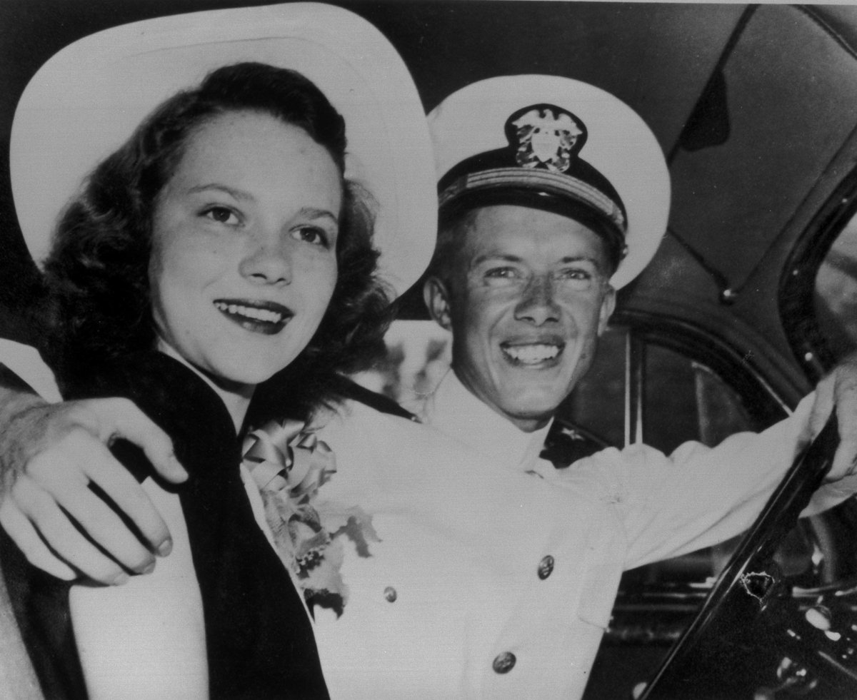Christopher Hale (@chrisjollyhale) on Twitter photo It's midnight, and Lieutenant James Earl Carter, Jr. has become the first former president of the United States to live to be 100.
Happy birthday, Mr. President! It's midnight, and Lieutenant James Earl Carter, Jr. has become the first former president of the United States to live to be 100.
Happy birthday, Mr. President!