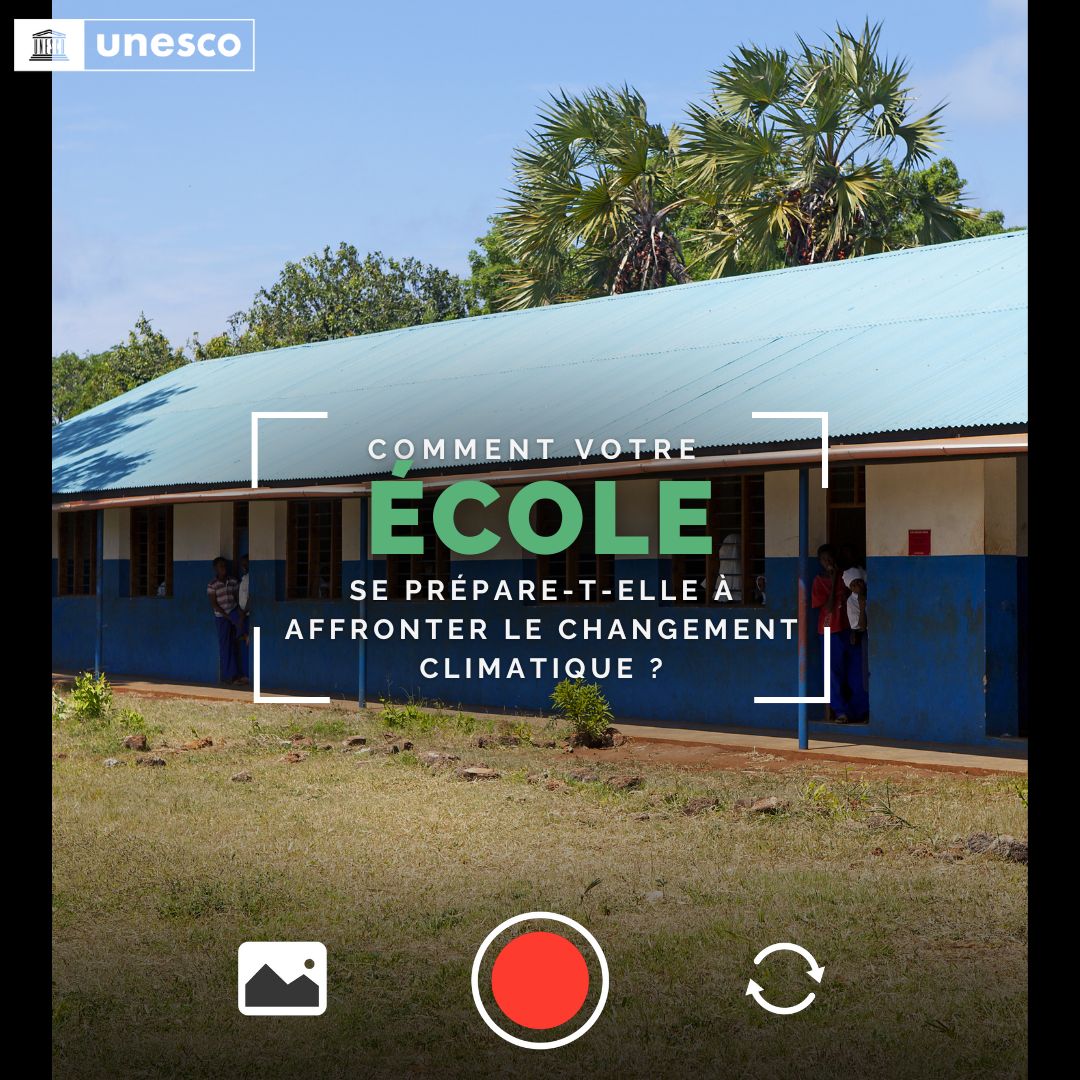 🌍 Prêt à montrer comment ton école agit #PourUneÉducationVerte ?

📱 Fais une photo ou une vidéo des actions durables de ton école en taguant @‌unesco et en utilisant #ÉducationVerte !

Soumets ton projet avant le 31 octobre :

unesco.org/fr/sustainable…