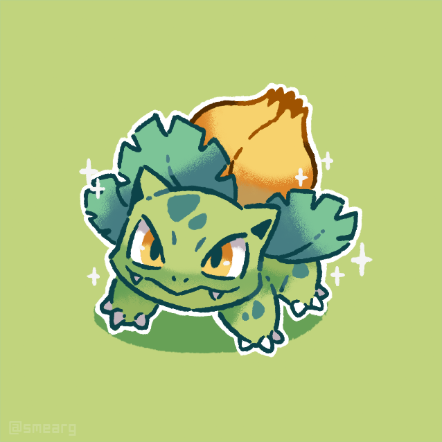 lil ivysaur! 🪴🐸🌹