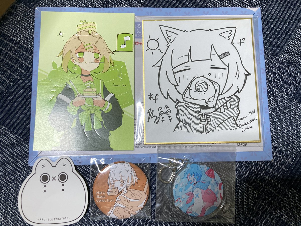 #Haるコレ
 #Haる 

Haるコレ入賞賞品届きましたッ
猫耳エッグトースト可愛すぎる ✨
アクキーが一推しのサイダーちゃんなの嬉しすぎます😭
Haるこれの開催ありがとうございました！
また機会があれば、ぜひ参加させてください