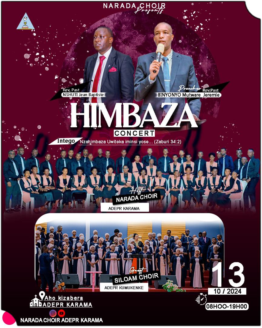 NARADA CHOIR ADEPR KARAMA ft SILOAM CHOIR ADEPR KUMUKENKE
Mwese muratumiwe, kuhabura ni igihombo pe