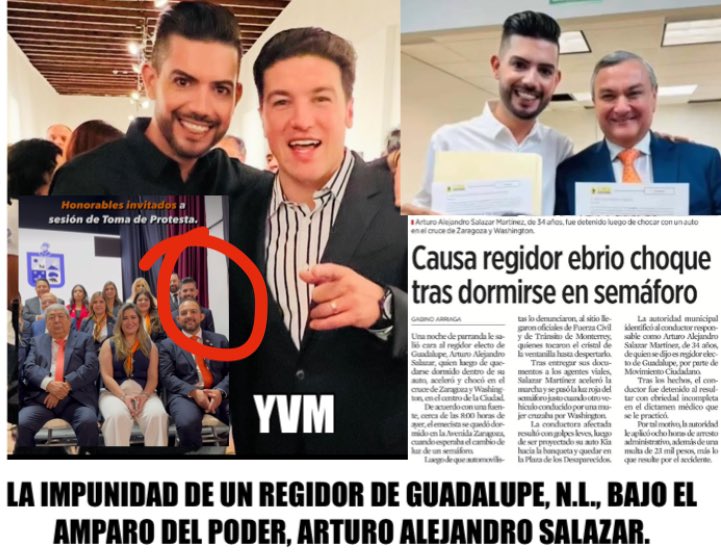 El REGIDOR “EBRIO” tiene a sus “DEFENSORES”, pero y el CIUDADANO ?

Así las cosas en Guadalupe, esta es “LA VERDAD EN NUEVO LEÓN”

#GuadalupeNL
#HectorGarciaNL 
#hectorgarcia
#SamuelGarcia