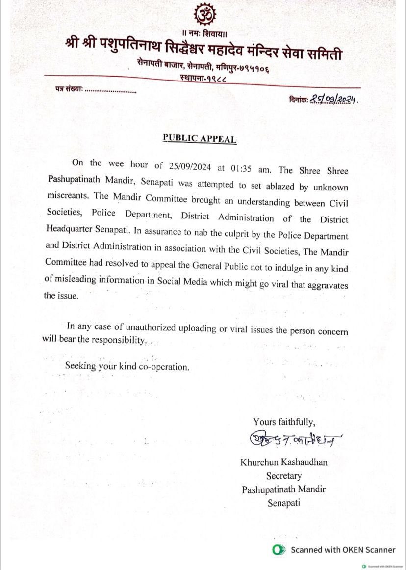 iamharmeetK's tweet photo. The spread of misinformation by a former serviceman who once served in the Army is deeply troubling. Contrary to claims, Senapati town is not predominantly inhabited by Kukis. Many Meitei leaders seem to be driven by propaganda and disinformation targeting the #Kuki community, without regard for the truth.

This individual should be held accountable for inciting violence and fueling communal tensions in the already delicate situation in #Manipur.
#MeiteiMilitants 
@SamKhongsai_ 
@RavinderKapur2