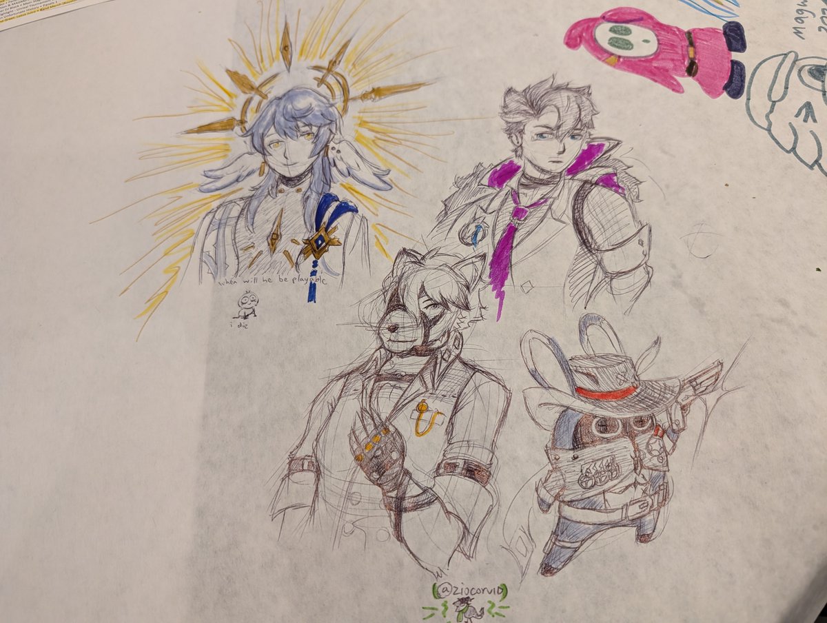 ZioCorvid's tweet photo. con doodles from the Craft Cove at @magwestofficial 2024!
#persona3 #persona4 #persona5 #honkaistarrail #genshinimpact #zenlesszonezero https://t.co/FTSrqEstef