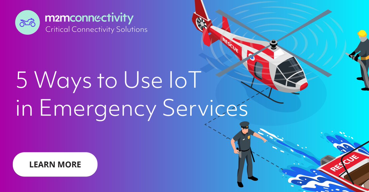 🚨 Did you know IoT is transforming #EmergencyServices? Discover how <a href="/M2MConnectivity/">M2M Connectivity</a> can help 👉loom.ly/QwJ4C6M

#IoT #CriticalComms #PublicSafety #FleetManagement #SmartTraffic