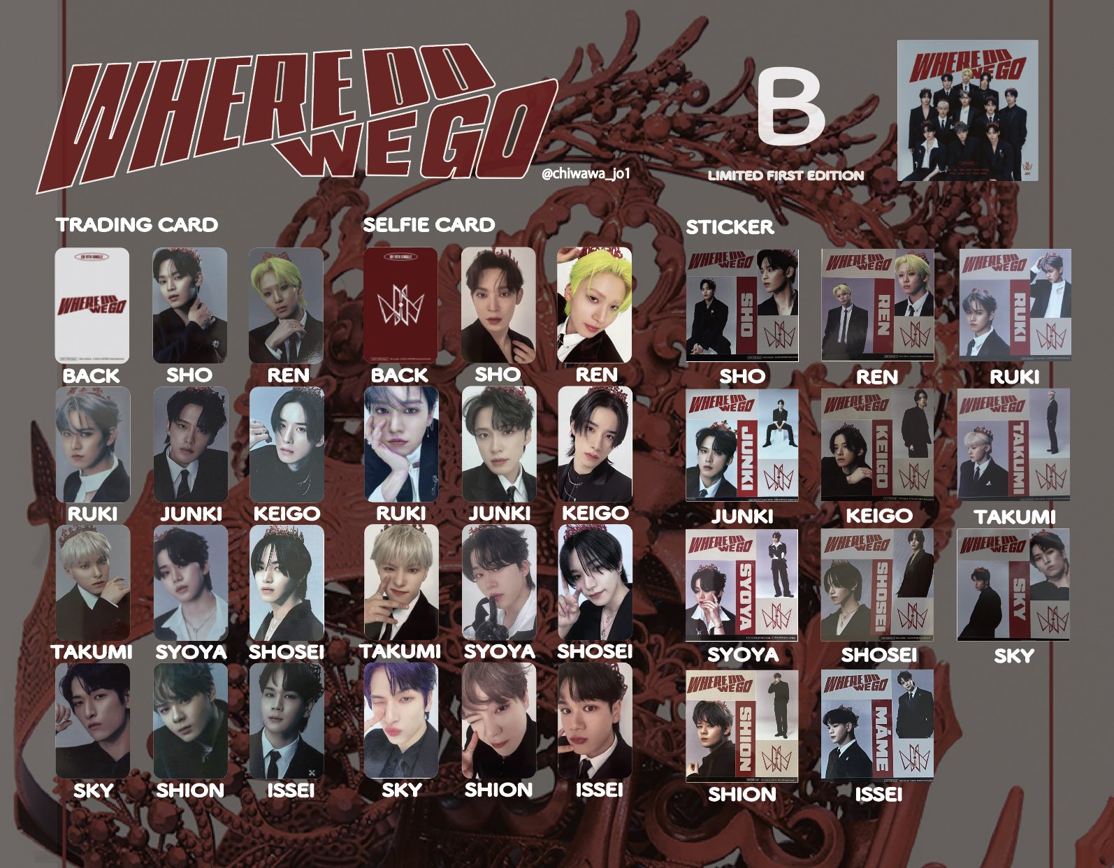 商品詳細ページ | JO1 OFFICIAL STORE | 『WHERE DO WE GO