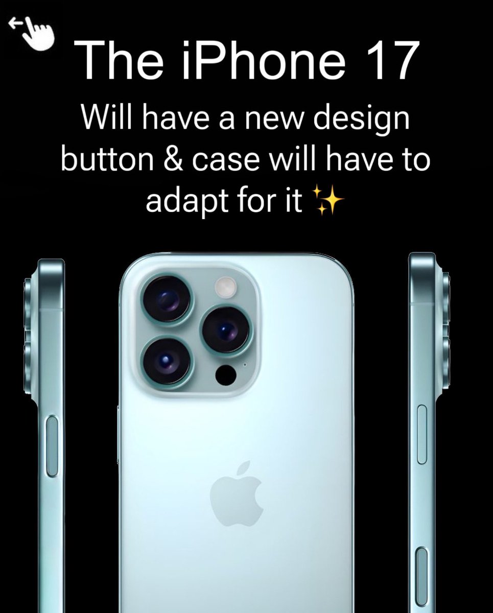 appleupdatezone's tweet photo. Apple iPhone 17 will feature a volume knob 📱✨🎚️ https://t.co/zsxjnm4MiK
