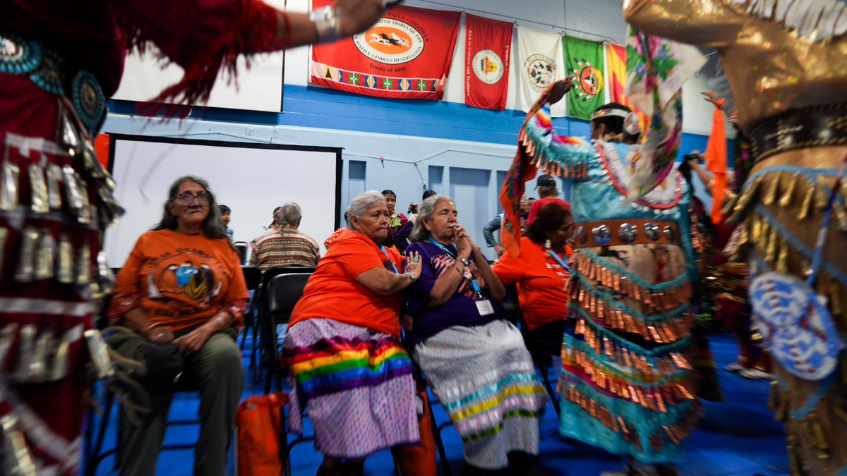 HumanizingStory's tweet image. Today, Truth and Reconciliation Day or also known as #OrangeShirtDay  is a day to honor and remember the survivors and those who didnt return from boarding schools across North America. The #Denver Indian Center hosted a event for the indigenous community today.