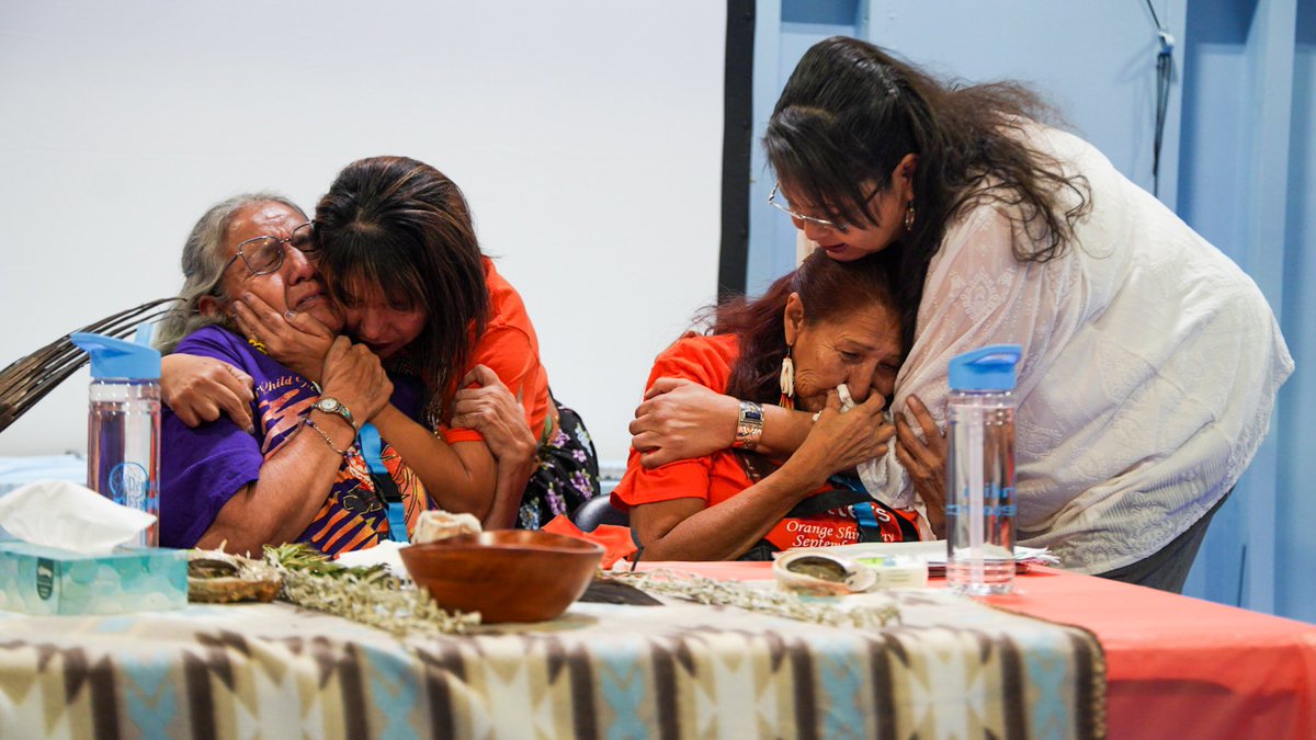 HumanizingStory's tweet image. Today, Truth and Reconciliation Day or also known as #OrangeShirtDay  is a day to honor and remember the survivors and those who didnt return from boarding schools across North America. The #Denver Indian Center hosted a event for the indigenous community today.