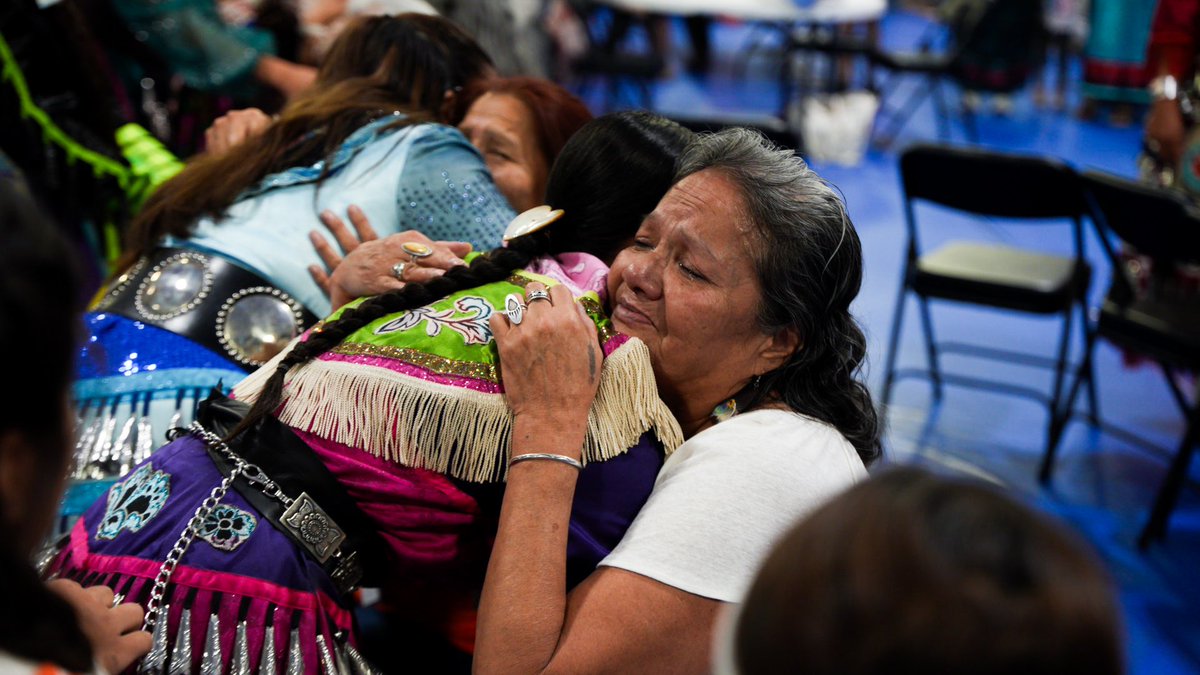 HumanizingStory's tweet image. Today, Truth and Reconciliation Day or also known as #OrangeShirtDay  is a day to honor and remember the survivors and those who didnt return from boarding schools across North America. The #Denver Indian Center hosted a event for the indigenous community today.