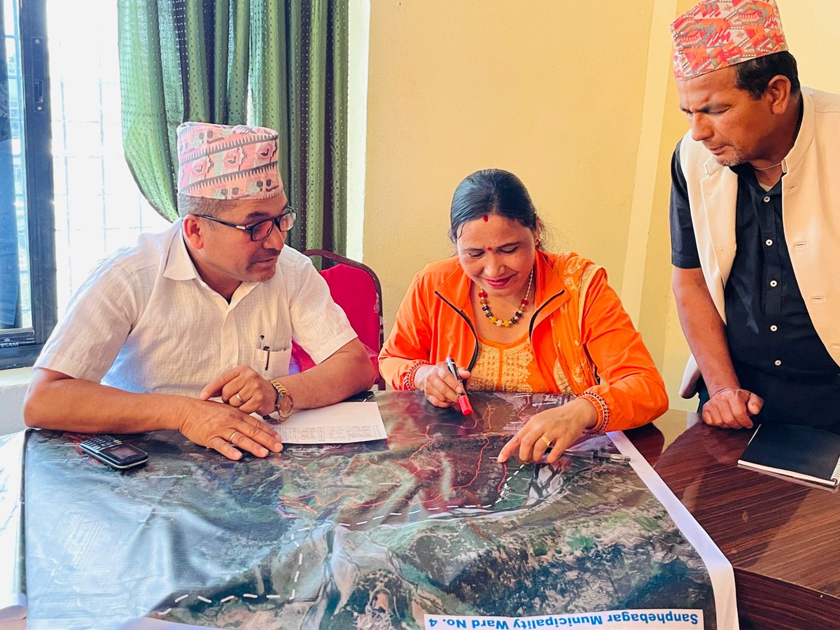 @IOMNepal (@iomnepal) on Twitter photo Regional Director, Ms. Vuco <a href="/USAIDSavesLives/">USAID's Bureau for Humanitarian Assistance</a>, remarked, "I am delighted to hand over Open Spaces & Critical Resources Atlas to Gurbhakot. It paves way for disaster preparedness & highlights strong collaboration between municipality & IOM," during her meeting with Deputy Mayor. Regional Director, Ms. Vuco <a href="/USAIDSavesLives/">USAID's Bureau for Humanitarian Assistance</a>, remarked, "I am delighted to hand over Open Spaces & Critical Resources Atlas to Gurbhakot. It paves way for disaster preparedness & highlights strong collaboration between municipality & IOM," during her meeting with Deputy Mayor.