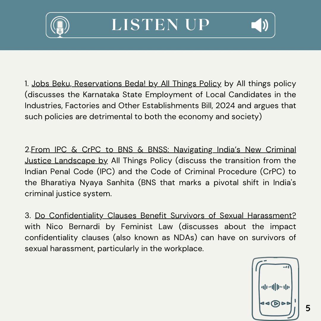 LAOT_Blog's tweet image. Presenting part II of the August edition of ‘Lately in Public Law’.

This month too we have carefully curated a selection of academic articles, insightful blogposts, engaging podcasts and exciting opportunities that emerged in August

#podcast #publiclaw