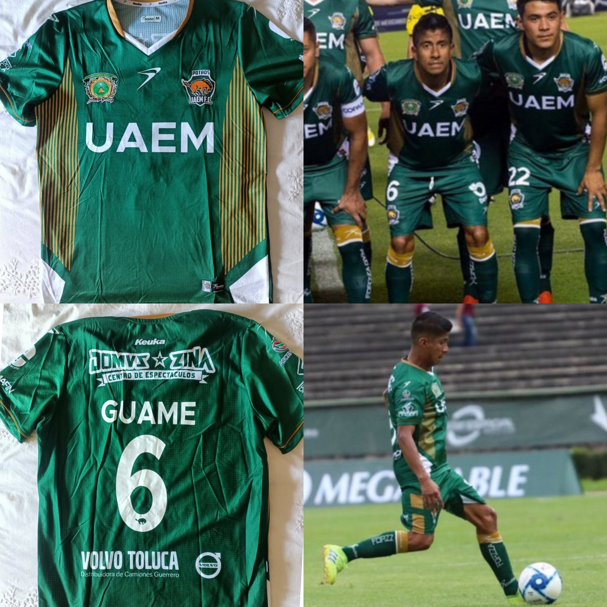 Bonita camiseta de Fernando Herrera "Guame" de los extintos Potros de la UAEM <a href="/PotrosUAEMFC/">Potros UAEM FC 🐎</a>
Apertura 2019 Ascenso MX
Local
Toluca, Mexico