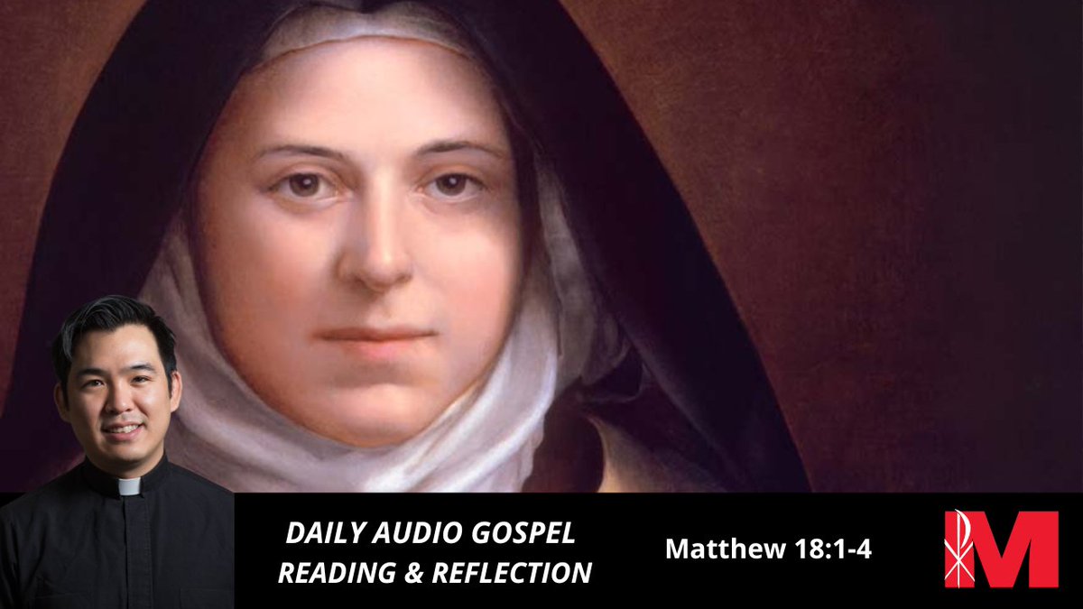 MaryknollFrsBrs's tweet photo. "Amen, I say to you, unless you turn and become like children,
you will not enter the Kingdom of heaven...."
Matthew 18:1-4 ➡️ https://t.co/RwawThOWa0
#SaintThérèse #DailyReflections #CatholicPodcast #ChristianHumility #GospelWisdom #VocationToHoliness https://t.co/sAruV0EJzL
