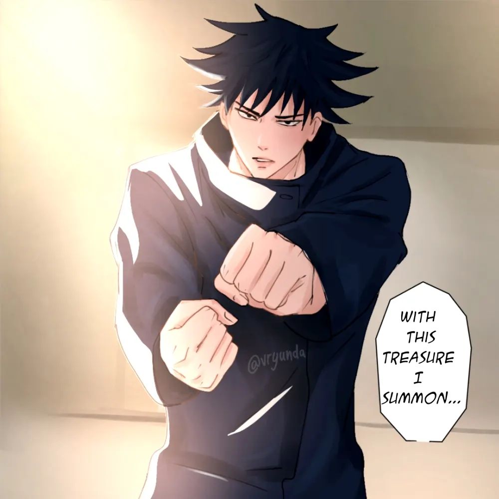 tofiechou's tweet image. Yall should suggest the name #megumifushiguro