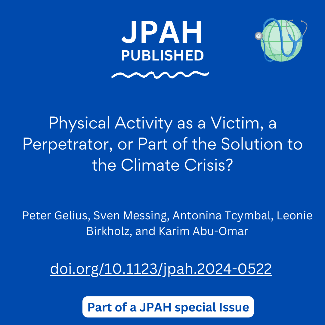 Journal of Physical Activity & Health tweet media