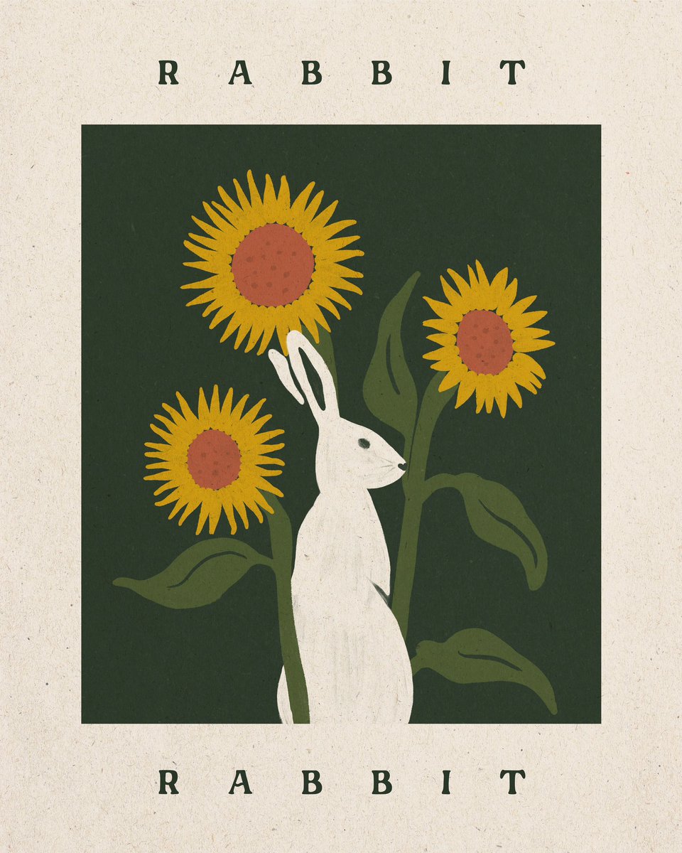 Rabbit Rabbit! A new month is here. Another chance to find joy, hope and of course, luck. Wishing you all of this and more.

#rabbitrabbit