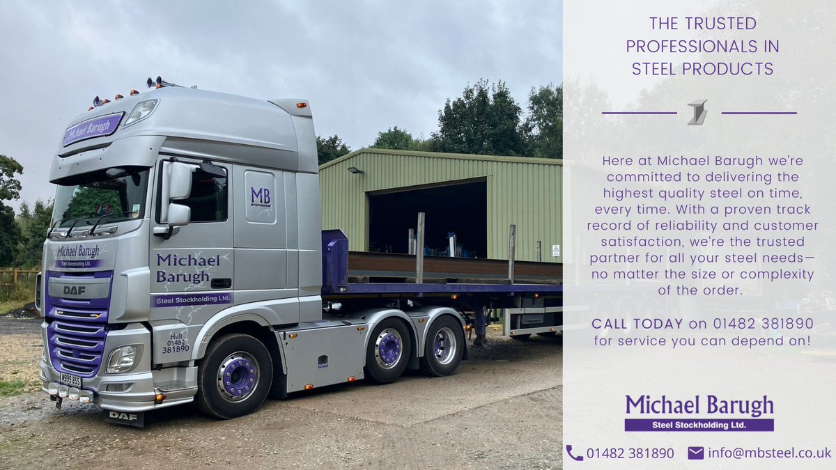 Happy October!
Another successful steel delivery last week, and another happy customer! 🚛💨🔩 Always proud to keep the wheels turning and deliver quality on time. #SteelDelivery #HappyCustomer #OnTimeEveryTime #WeLoveWhatWeDo
