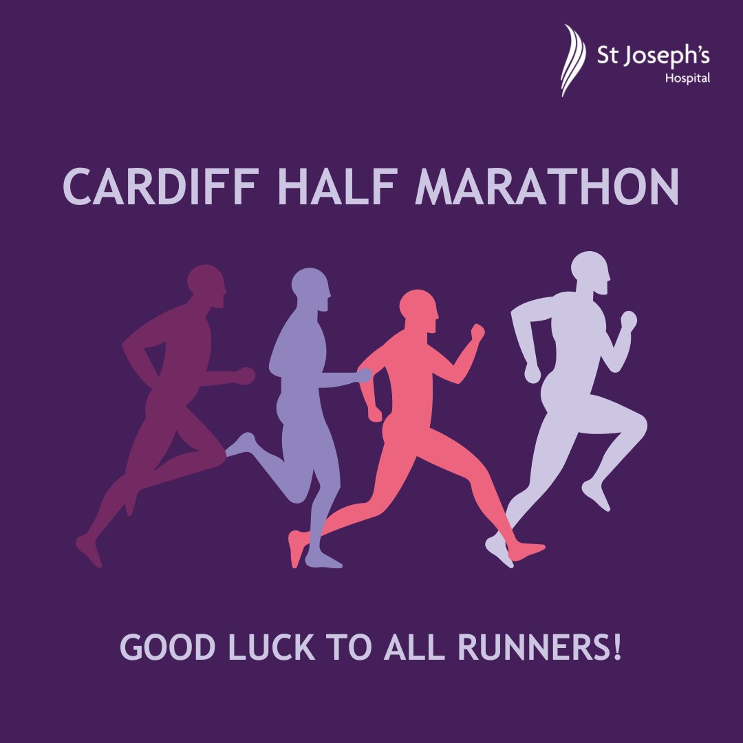 Good luck to all those taking part in the Cardiff Half Marathon today!🏃