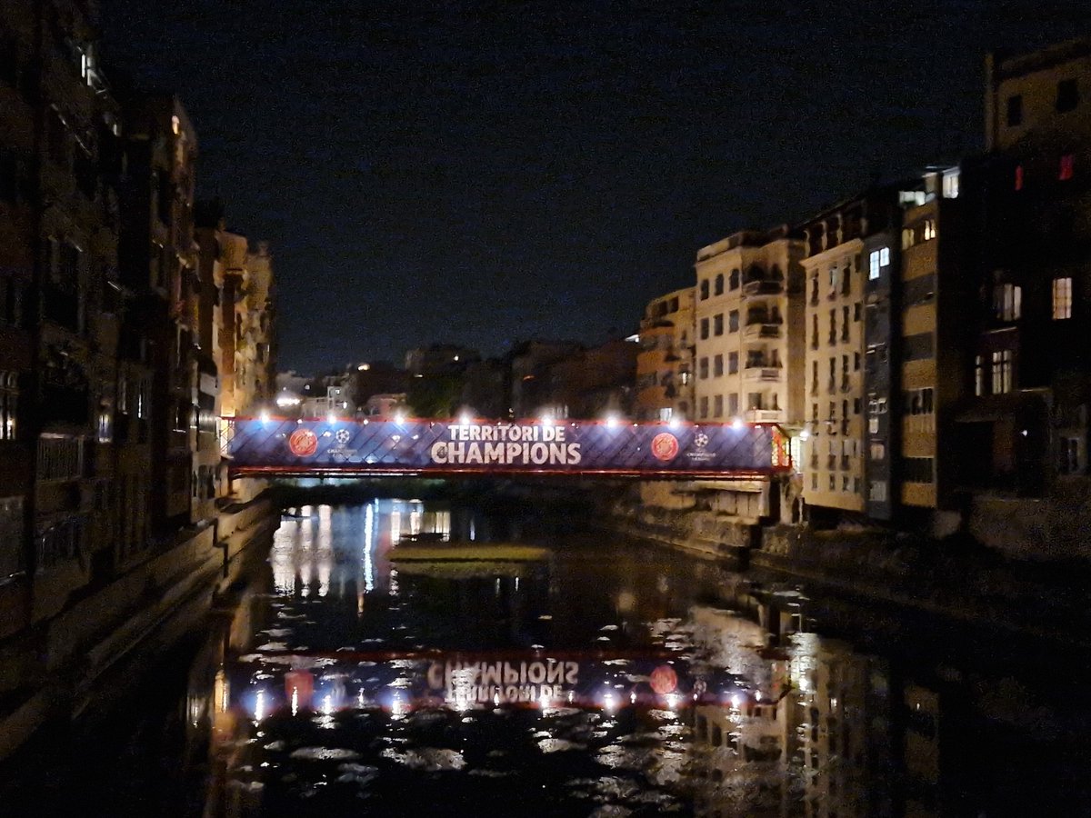 Girona maakt zich klaar voor de eerste Europese wedstrijd in de historie...tegen ons cluppie #girfey #Feyenoord #championsleague