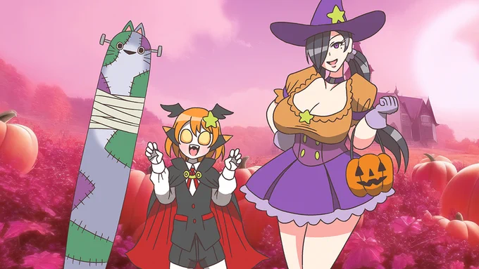 ご無沙汰です。新作ですが今月は昨年同様ハロウィン回を予定しています。今年もチョコバナナが皆に振舞われます。※画像は去年の 