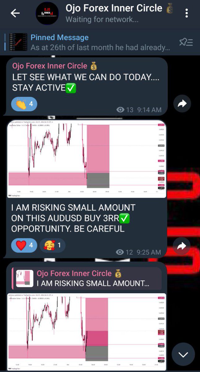 Ojo_Forex's tweet photo. AUDUSD ‼️✍️

First Trade Of The Month 🥰

We Move 🚀🚀 https://t.co/dkBmrvC5Gv