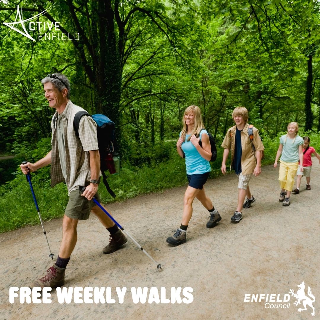 ActiveEnfield's tweet image. Join our FREE weekly walks in Enfield’s parks! No booking needed—just show up and stroll with friends! 🌳🚶‍♀️ 
Details: activeenfield.uk

#ActiveEnfield #FreeWalks #StayActive #healthyhabits
