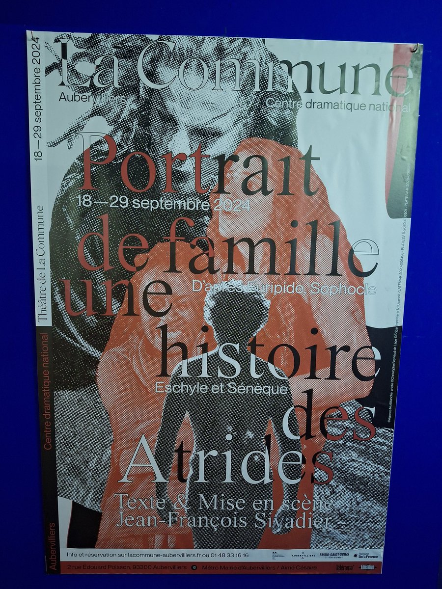 Les spectacles vus en septembre.