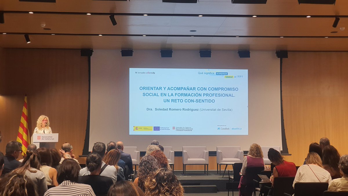IV Jornada OrientaFP. Estem a la jornada per millorar l'acompanyament del nostre alumnat.