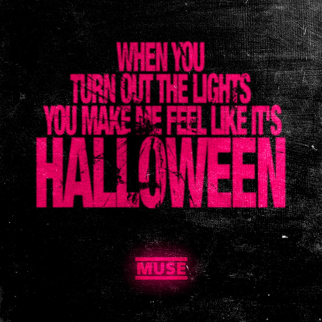 muse's tweet image. October first. You all know what that means... 🧟

#YouMakeMeFeelLikeItsHalloween