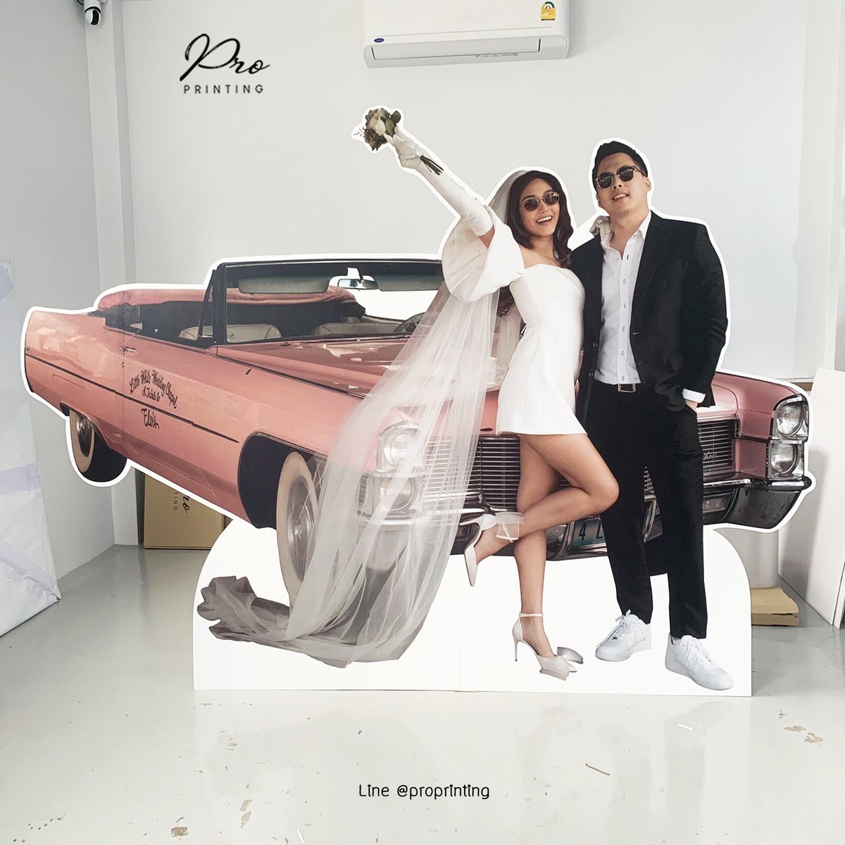 Pro printing กรอบแคนวาส สแตนดี้ ป้ายฟิวเจอร์บอร์ด tweet media