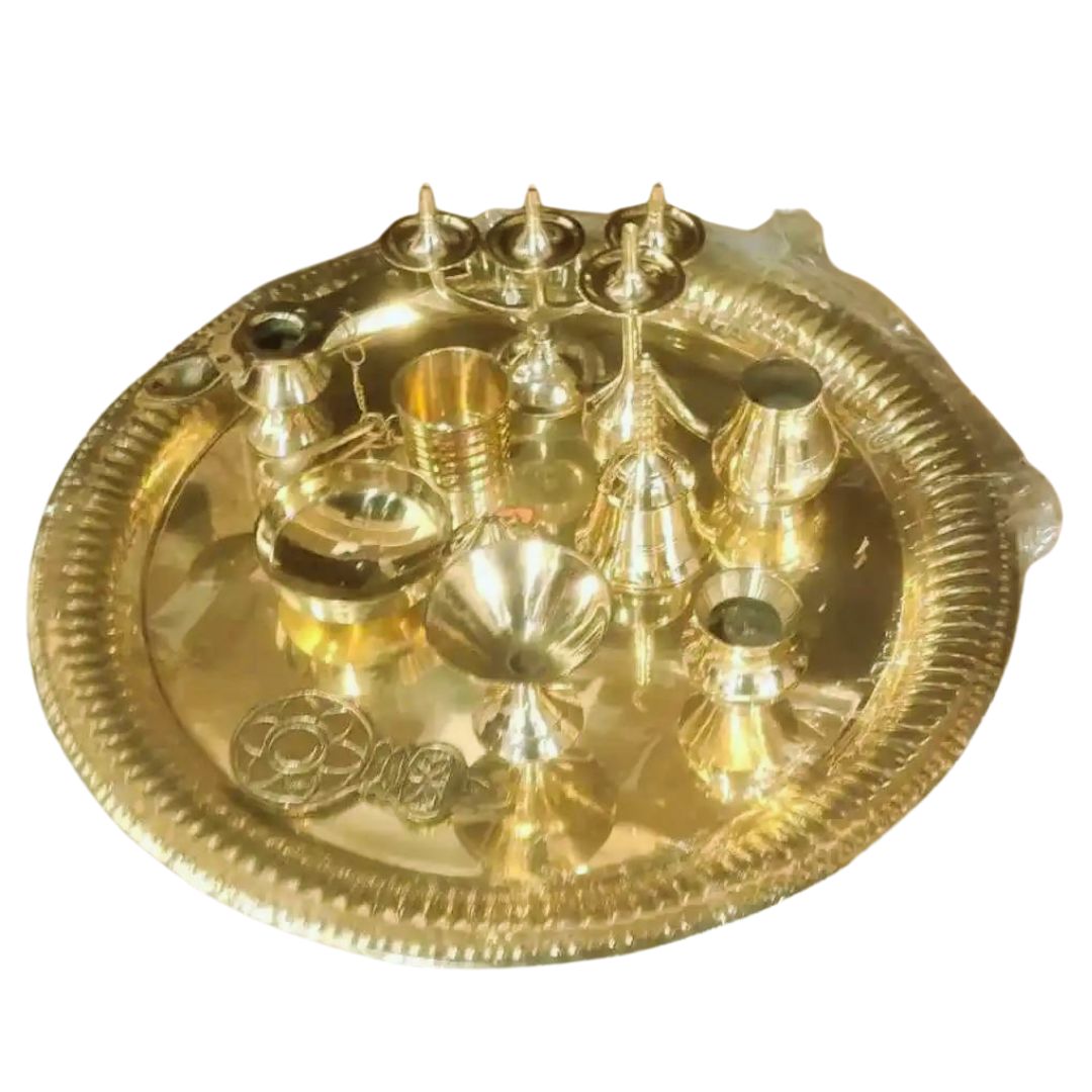 tamrata_1's tweet photo. Traditional Kerala Handcrafted Brass Ashtamangalya Pooja Set– Brass Pooja Thali and Accessories for Rituals, Spiritual Practices &amp; Home Decor –Lightweight 0.6 Kg Brass Pooja Items
buy now: 
https://t.co/wLZerprtoF

#tamrata #brasspoojaitems #poojathali #kerala #Navratri2024 #buy https://t.co/m0CRzSoKb1