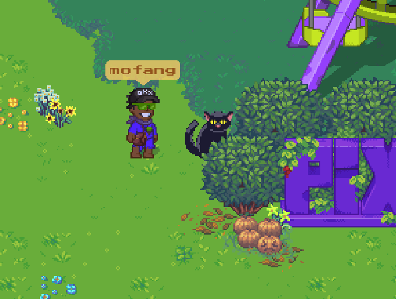 woaimofang's tweet photo. @pixels_online It's Spooky Season 🎃📷 in
@pixels_online

I've just tracked down 4 sneaky black cats hiding around Terra Villa! 📷📷MEOW! https://t.co/CLRumsE8kF
