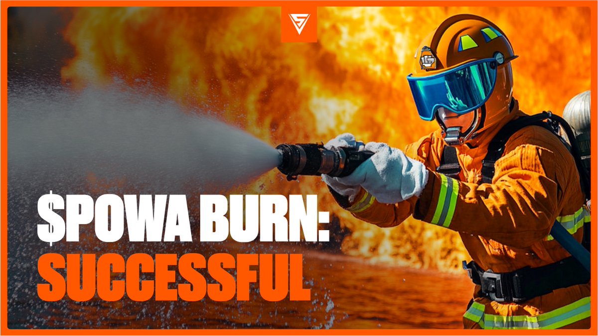 SovrynBTC's tweet photo. The Sovryn Rune - $POWA Burn Complete!

We’ve successfully burned 325B+ $POWA (32.52% of the supply) as outlined in SIP-0081. This monumental burn strengthens the value of the remaining tokens and underscores our ongoing commitment to the community.

Proof ⬇️