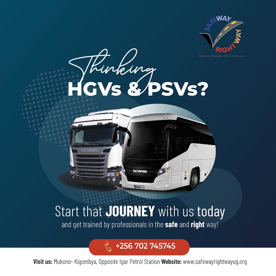 swrwug's tweet photo. Are you interested in Heavy Goods Vehicles? Truck driving and Bus driving?
Then we are the perfect choice for you.
Join our Professional Driver Training School at Mukono to acquire skills from the best trainers.
#TheSafeWayIsTheRightWay https://t.co/XtzhOdUVcY