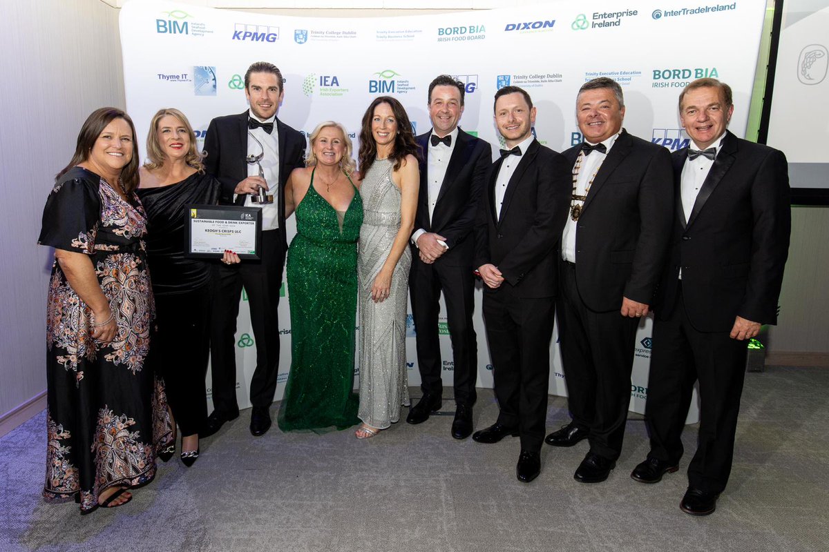 We are incredibly proud to announce that we have been awarded the Sustainable Food &amp; Drink Exporter of the Year Award at the Export Industry Awards🥳 #2024ExportIndustryAwards