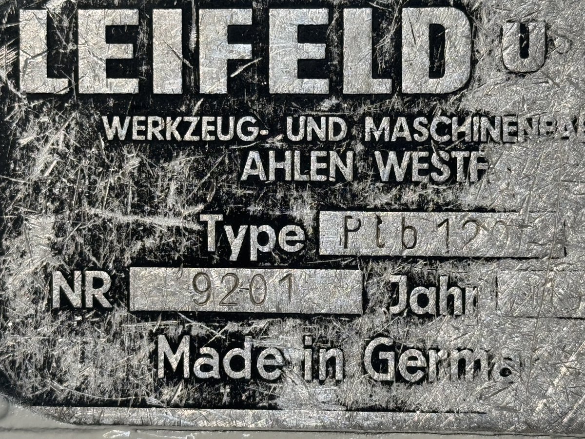 mach4metal's tweet image. Spinning machine LEIFELD PLB 1200
New hydraulics 2015
Bed length 3540 mm
Stroke in X 1200 mm
Speeds 18 steps from 6 to 675 Rpm
Max. blank / workpiece  over bed: 1200
Max. blank / workpiece  in the gap:2400Ø
Centre height over bed 600mm
DBC 2350mm
#leifeld #mach4metal #spinning