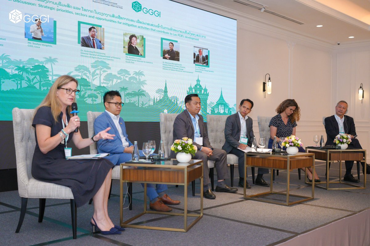 🇱🇦 Following our First #CarbonMarketForum, Lao PDR is committed to finalizing Decree on Carbon Credits by EOY 2024. Stay tuned for the next forum in late 2025/early 2026, where we'll unveil our carbon markets strategy &amp; project pipeline.
For more: gggi.org/lao-pdr-organi…