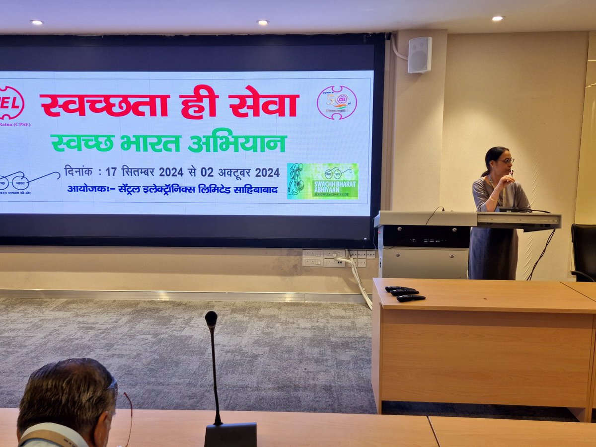 celbharat's tweet photo. #SwachhataHiSeva #SwachhBharatMission Prize distribution  ceremony CEL for poster &amp;quiz competition. https://t.co/pbKy88DpFa