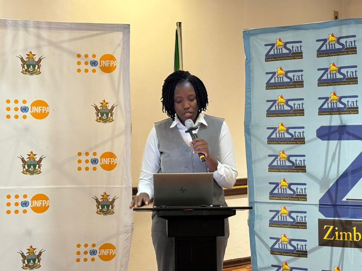UNFPA_Zimbabwe's tweet image. Also speaking at the meeting ZIMSTAT Acting Director General Mrs Fadzai Ndlovu commended the leadership of the @UNZIMBABWE in supporting the #Data4Development ecosystem & the continued partnerships with various partners for the support in producing key data such as #Census #ZDHS