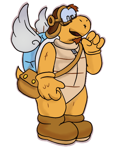 Luketwolf1's tweet photo. Since it's now October.
I figure I would reveal my "look" for all of October!
I'm Parakarry!.. Or is it? "Paralukey"?
Whichever the case, we get this costume design (based on the other Monsieur L. one from last year).
#paratroopa #parakarry https://t.co/tzvAx2esnu