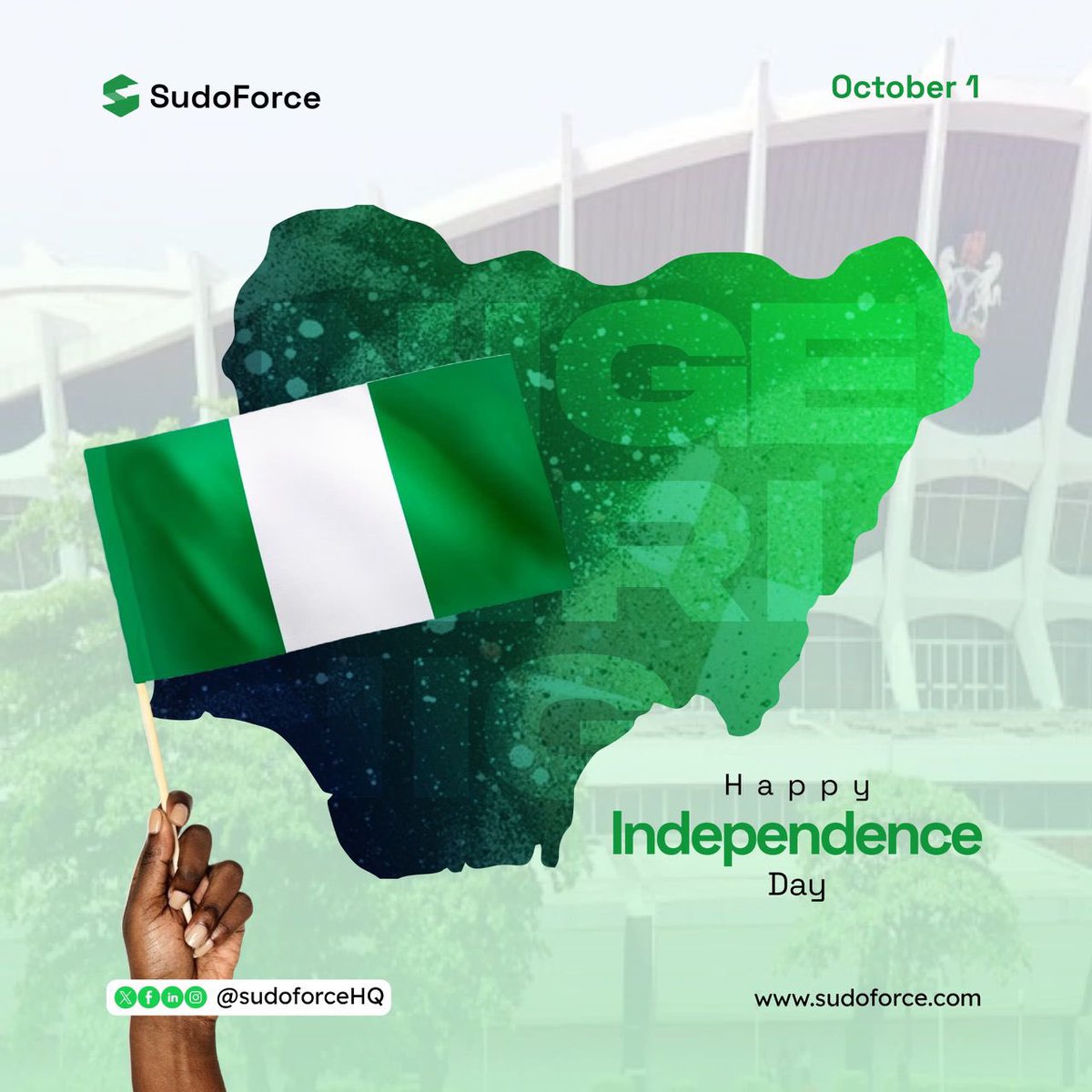 Happy 64th Independence Day, Nigeria! 

Celebrating our freedom and unity. 

#NigeriaAt64 #IndependenceDay