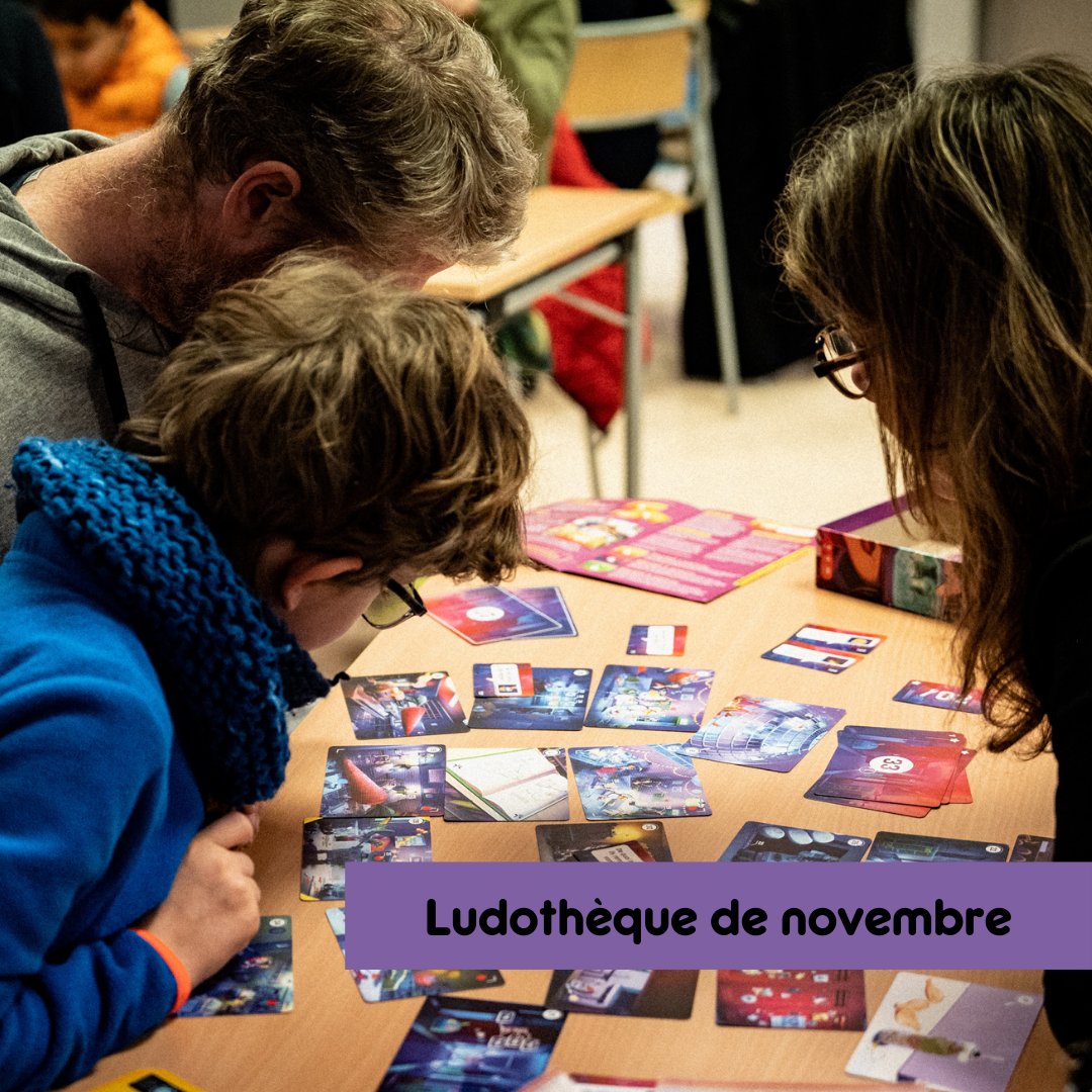 🎲 LUDOTHEQUE 🎲
La ludothèque du mois de novembre à la MMI c'est bientôt ! Venez découvrir notre belle collection de jeux et profitez d'un moment en famille.
👉 Rendez-vous le 9 novembre à 16 h ! C'est gratuit et accessible dès 3 ans, réservation : bit.ly/3ZSvlKq
