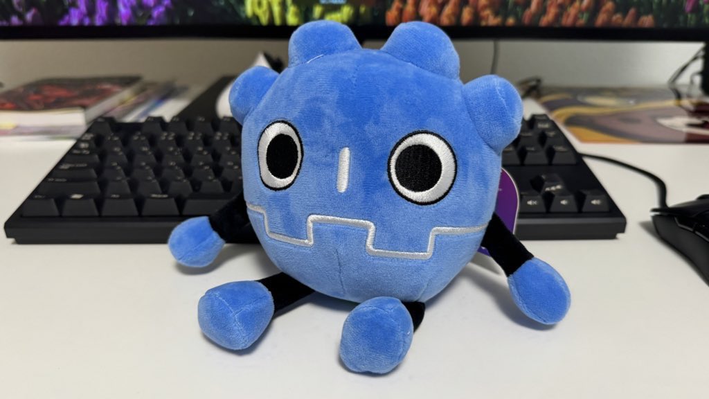 Despite some challenges, my Godot Robot Plush has arrived! Very cute