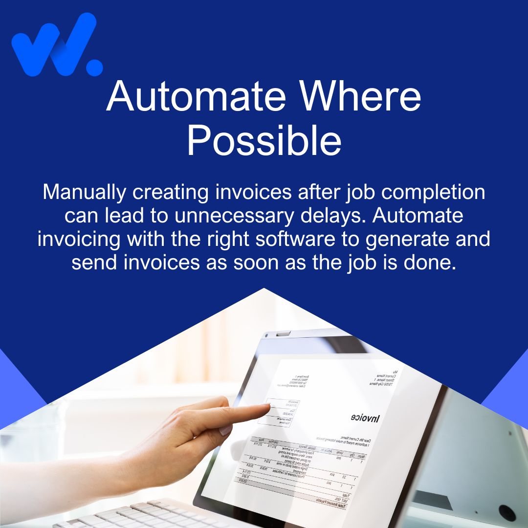 WorkwideM's tweet photo. Frustrated by Delayed Invoicing and Payment Processing? 💸

For field service businesses, delayed invoicing and slow payment processing can seriously impact cash flow and profitability. Fortunately, there are simple steps you can take to streamline these processes. https://t.co/cduV4eNtib