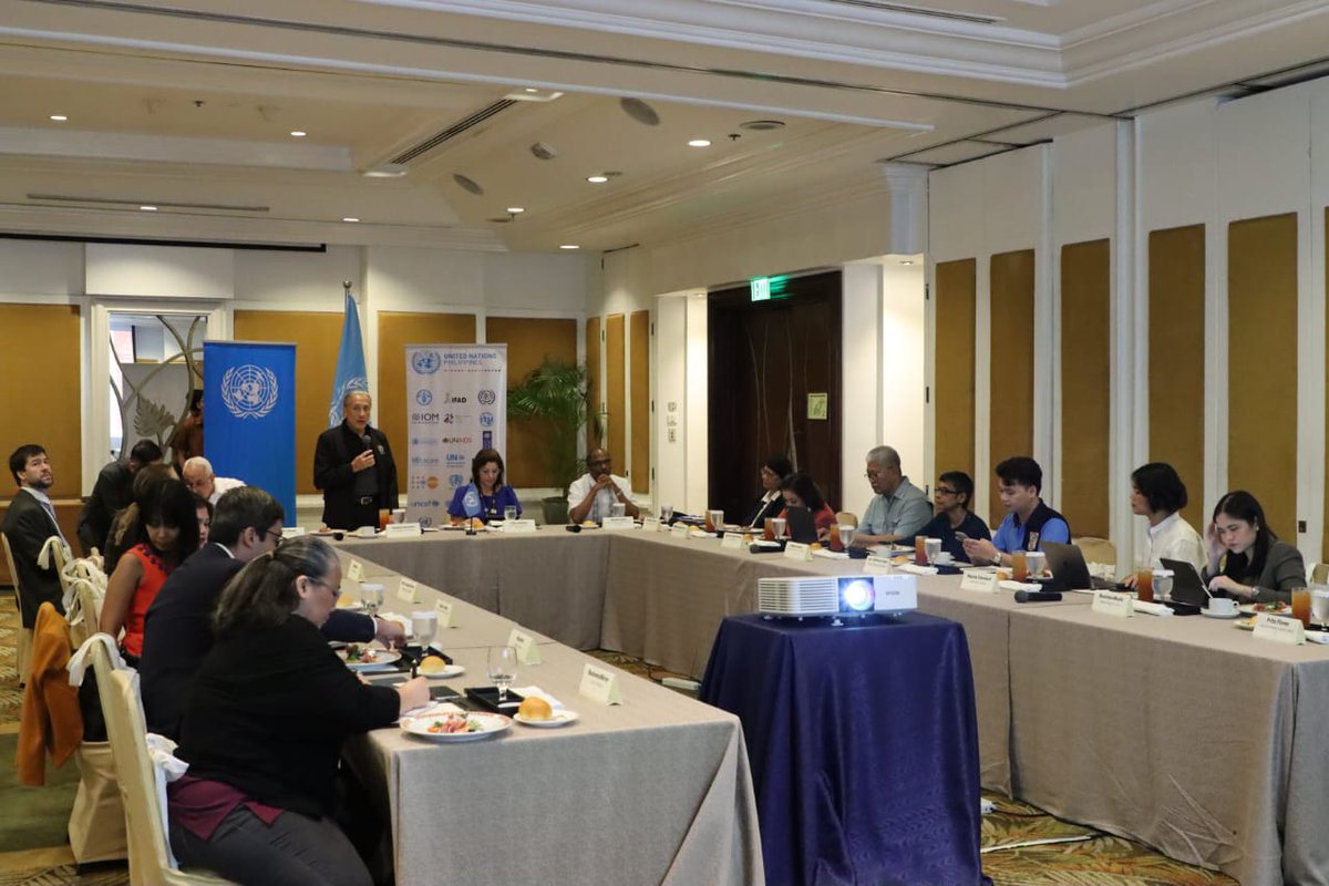 UNPhilippines's tweet photo. We are kicking off #UNMonth🇺🇳 with our partners from the media who have been integral in amplifying🔊 the work of UN in the 🇵🇭, particularly on the Sustainable Dev't #CooperationFramework & the #SDGs. Together, we can work on our #OneCommonFutureOneCommonAgenda! https://t.co/w5zhCMsn2R