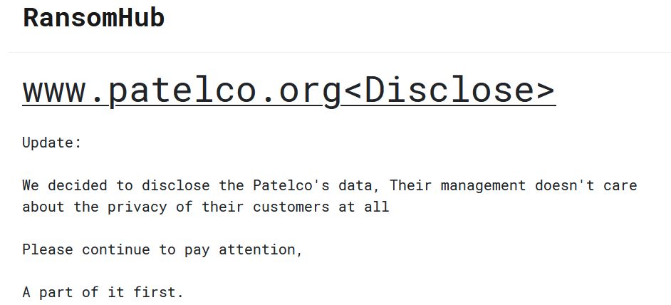 omvapt's tweet image. #Patelco Credit Union #data_breach impacted over 1 #million people 
vapt.me/PatelC0
